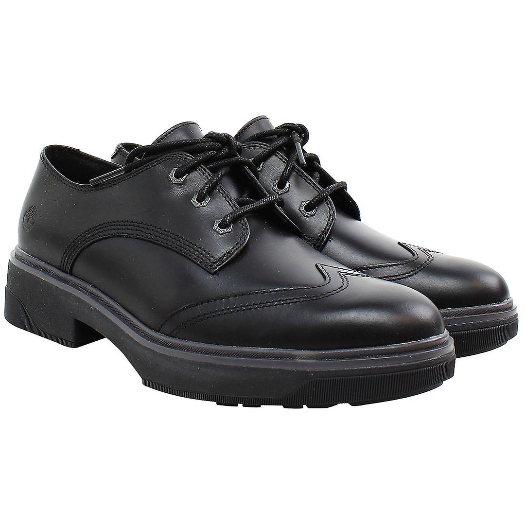 Timberland Nolita Sky Brogue Oxford Lace Black Smooth Leather