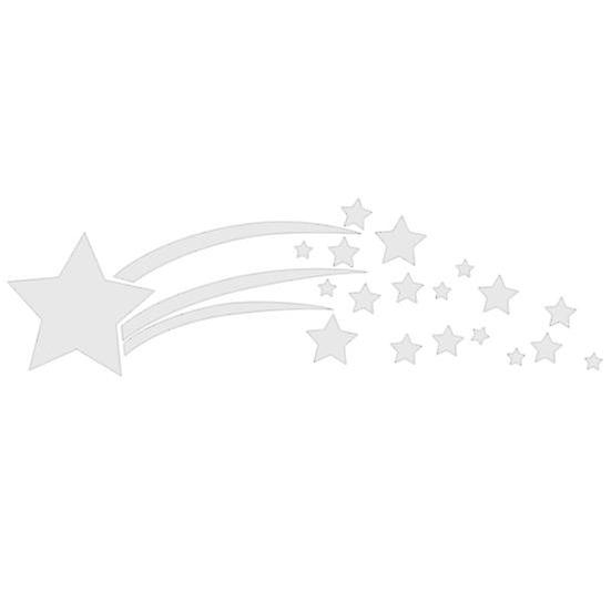 1 Set Wall Sticker 3D Removable Meteor Pattern Self-adhesive Aesthetic