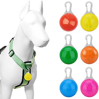 6pcs LED Pet Collar Luminous Pendant Flashing in the Night for Dog Cat & Safety Object for Cat Dog…