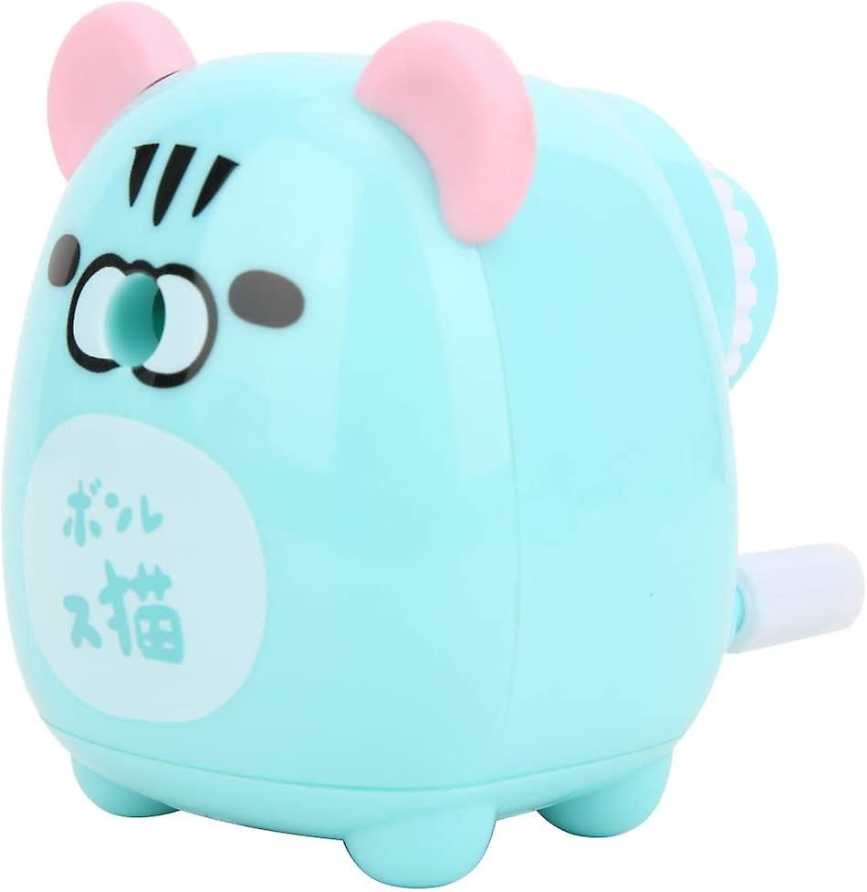 Manual Pencil Sharpener, Cute Animal Shape Single Hole Pencil Sharpener for Kids Stationery School