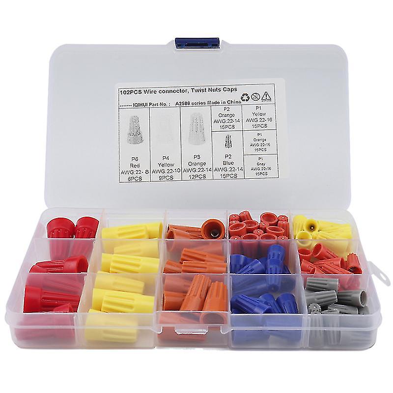 102pcs Electrical Wire Connector