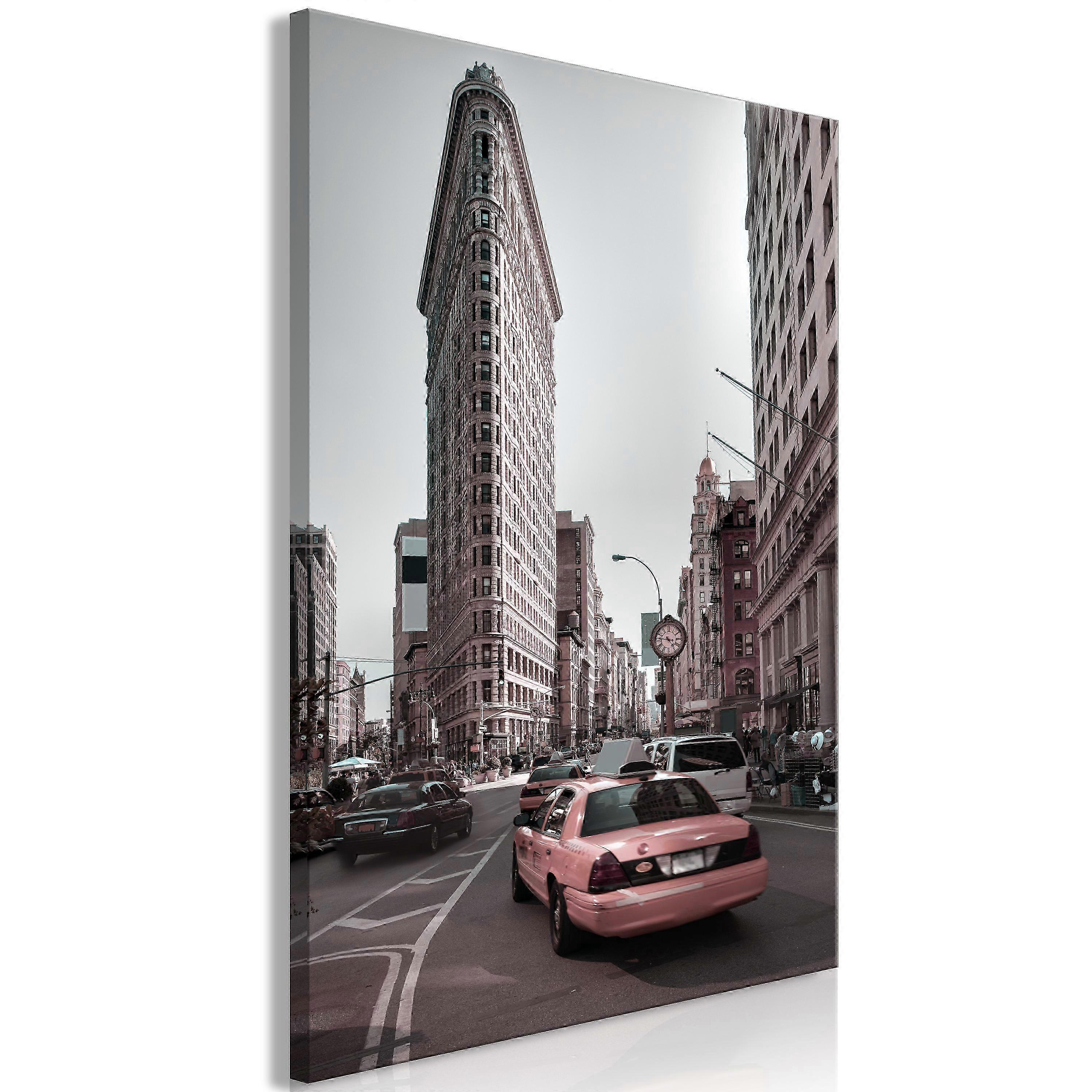 Impression sur toile - Trafic urbain (1 partie) Vertical