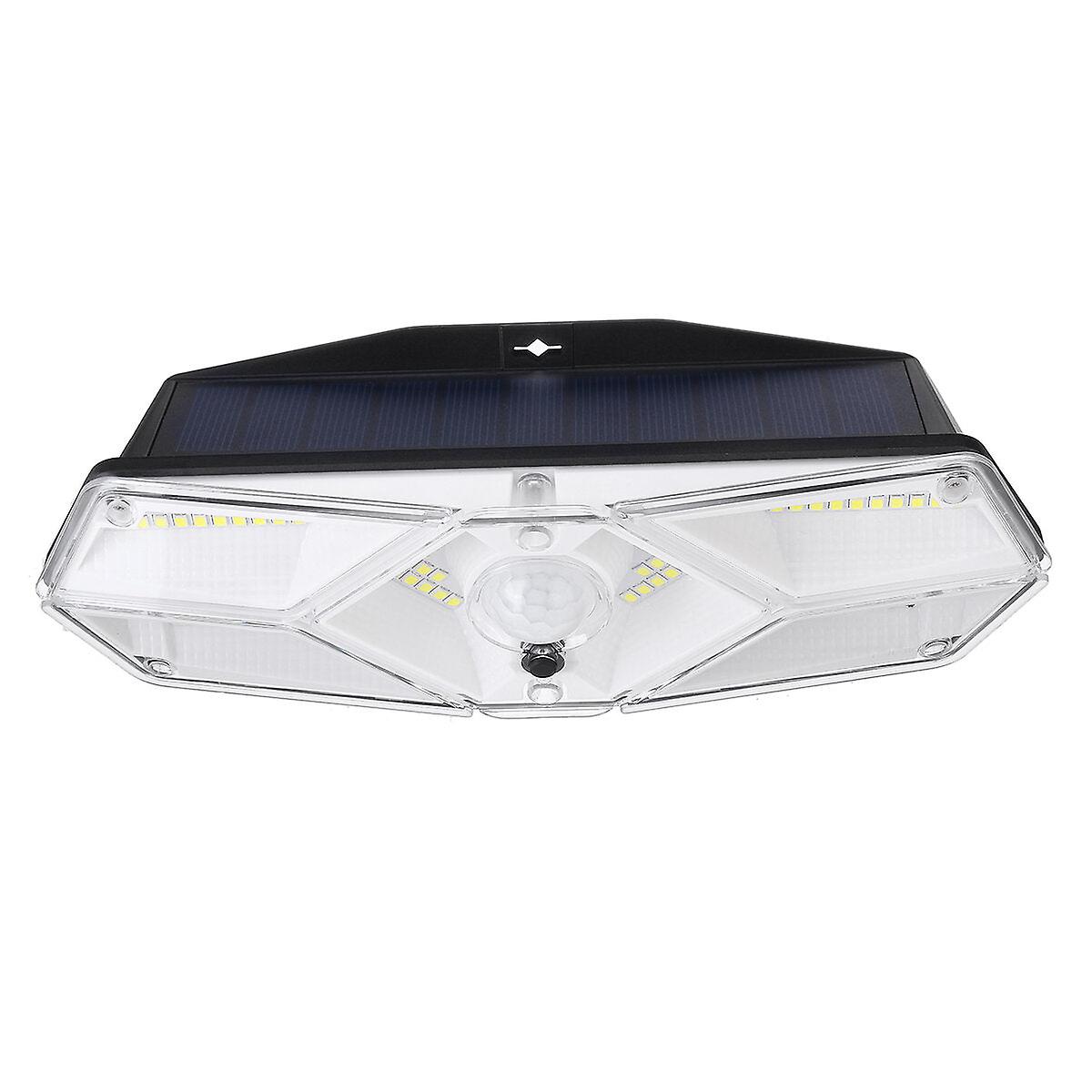 104Led Solar Powered Wall Light Pir Motion Security Flood Lamp Outdoor Light