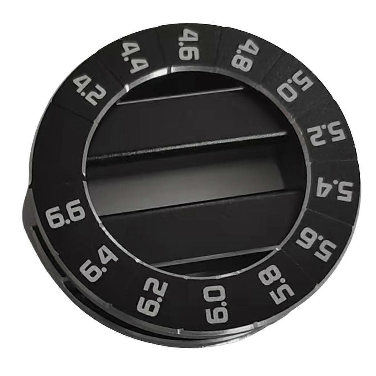 RC Ride Height Gauge Aluminum Alloy Adjustable Adjuster Measuring Ruler 4.0-6.6mm for 1/10 RC Car Repair Tools