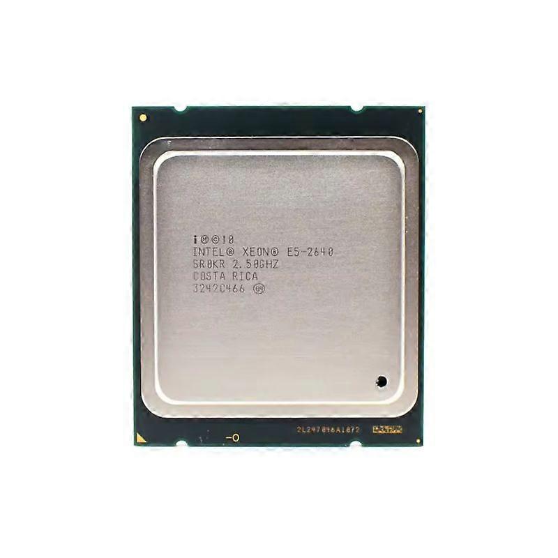 Xeon E5-2640 CPU - Socket LGA 2011 6 Cores 12 Threads 2.5GHz 15MB L3 Cache 95W.