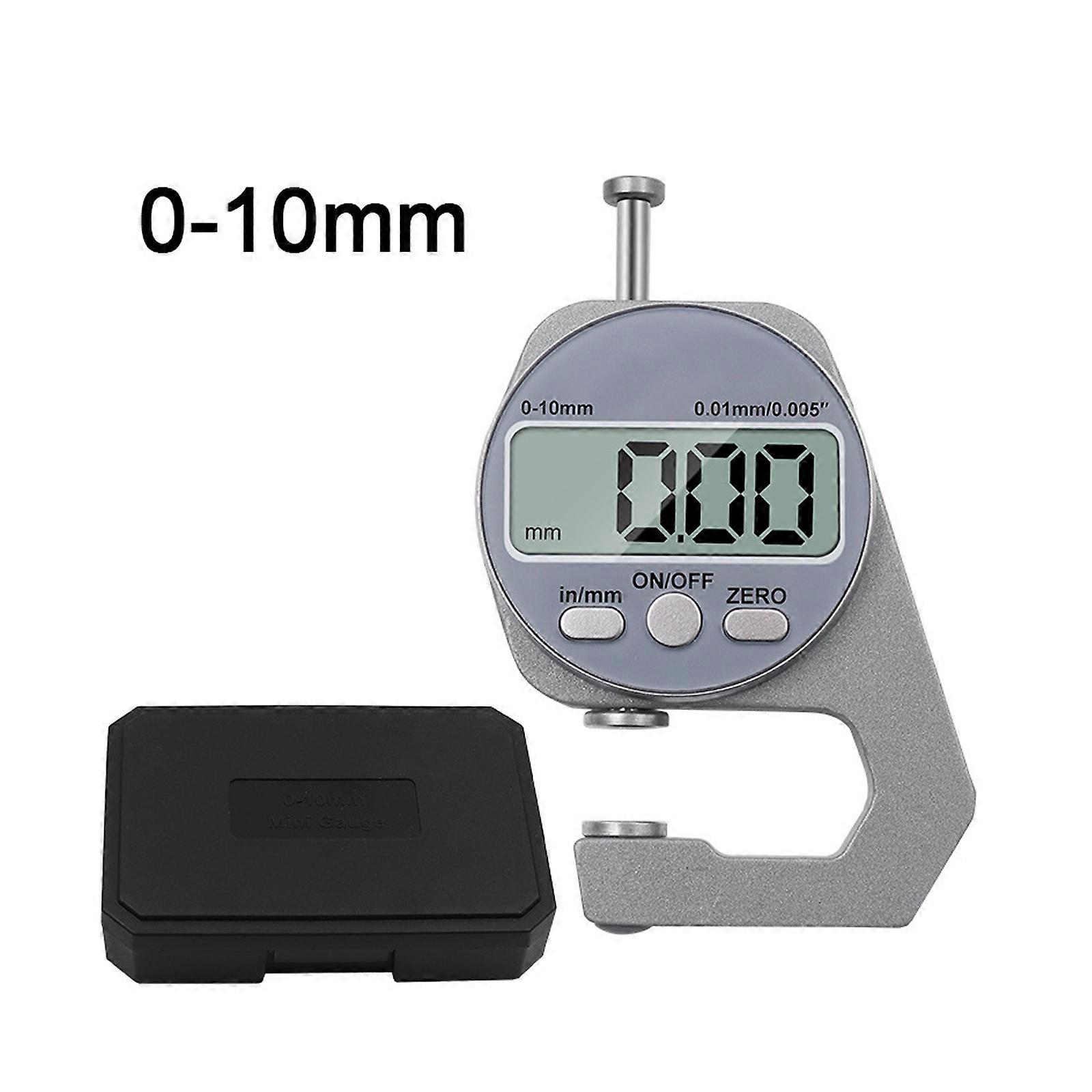 Digital Thickness Gauge LCD Display Electronic Caliper Measuring Tool 0-10mm Professional Thickness Gauge