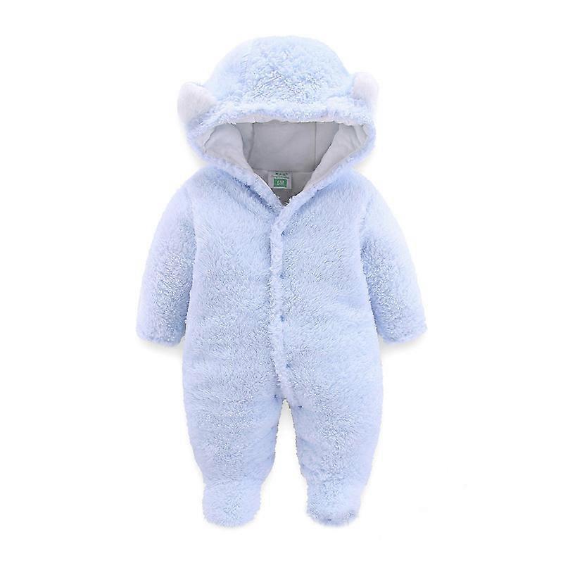 Unisex baby clothes winter coat one-piece clothes baby clothes blue