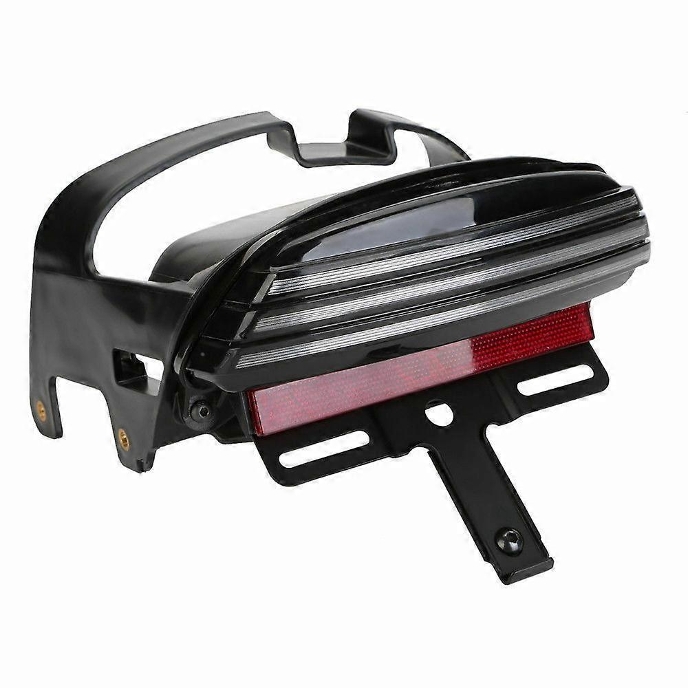 BLK Tri Bar Fender LED Tail Light Turn Signal Bracket Fits For Harley Fat Bob 08