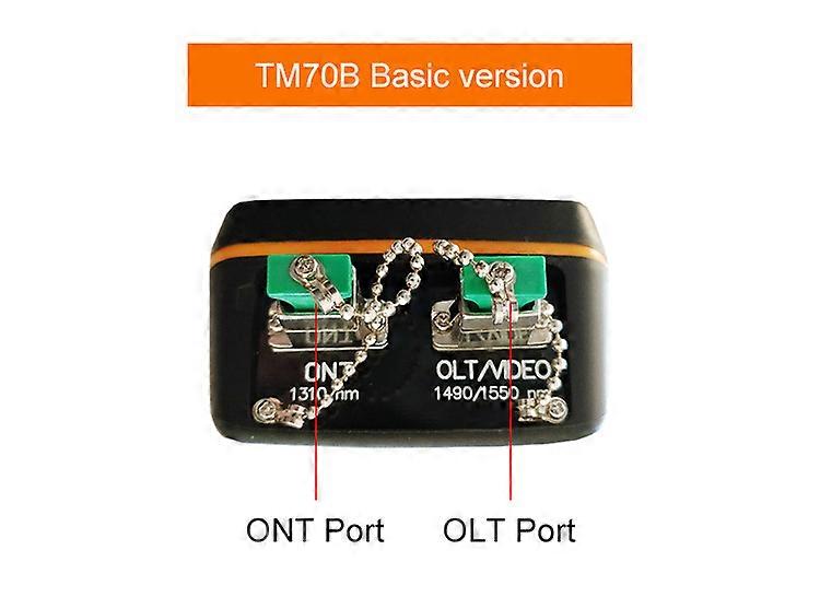 Tm70b High Precision Mini Handheld Fiber Optical Equipment Pon Optical Power Meter Power Saving Design