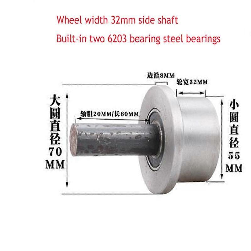 Freight Train Track Wheel / Freight Elevator Elevator Channel Steel Pulley / Light Rail Gate Groove Wheel / Subway Mine I-beam W