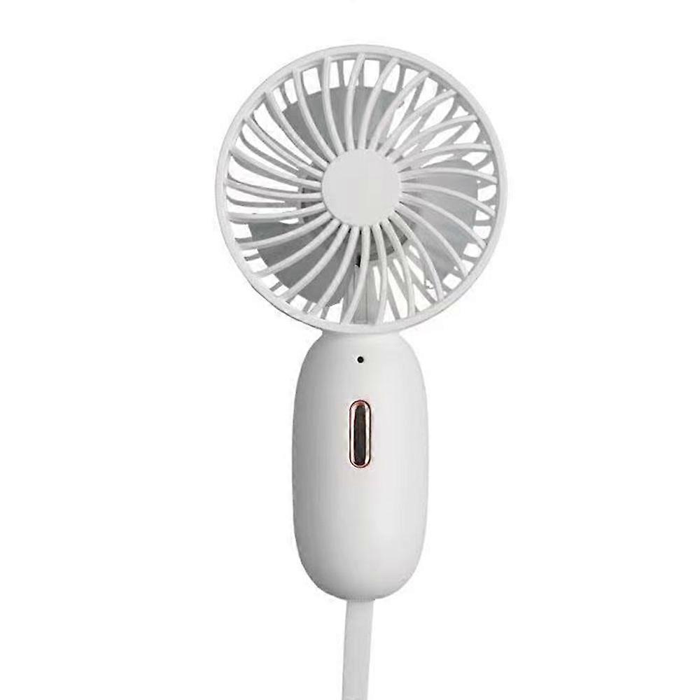 Handheld portable fan -USB rechargeable personal fan, battery-powered 3-speed small fan