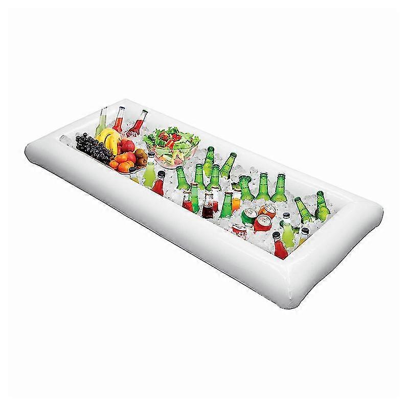Inflatable Cooler Serving Bar Buffet Ice Bar Tray Holder Food Drink Containers With Drain Plug