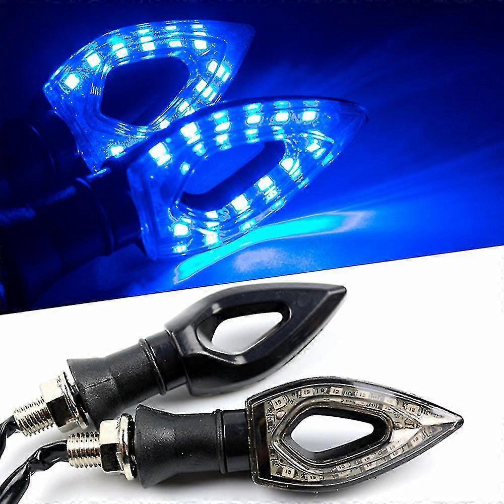 Bendable Motorcycle Light Turn Signal Flowing Bulb Indicators Tail Flexible 12leds Blinker White Flashing Reversing Brake Lights