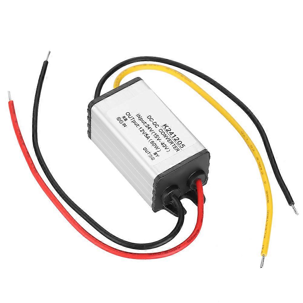 DC-DC Converter 24V to 12V High Efficiency Step down Power Supply 5A