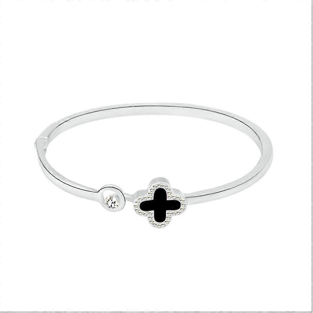 Lucky Clover Bracciale Open Bracciale Lady Regali Moda