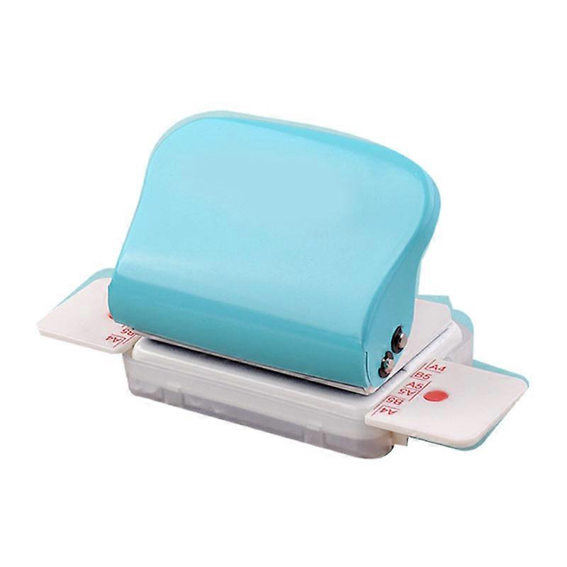 Mini Book Binding Machine Multiple Holes Fast Accurate Manual Coil Binding Machine for Office School Home Green