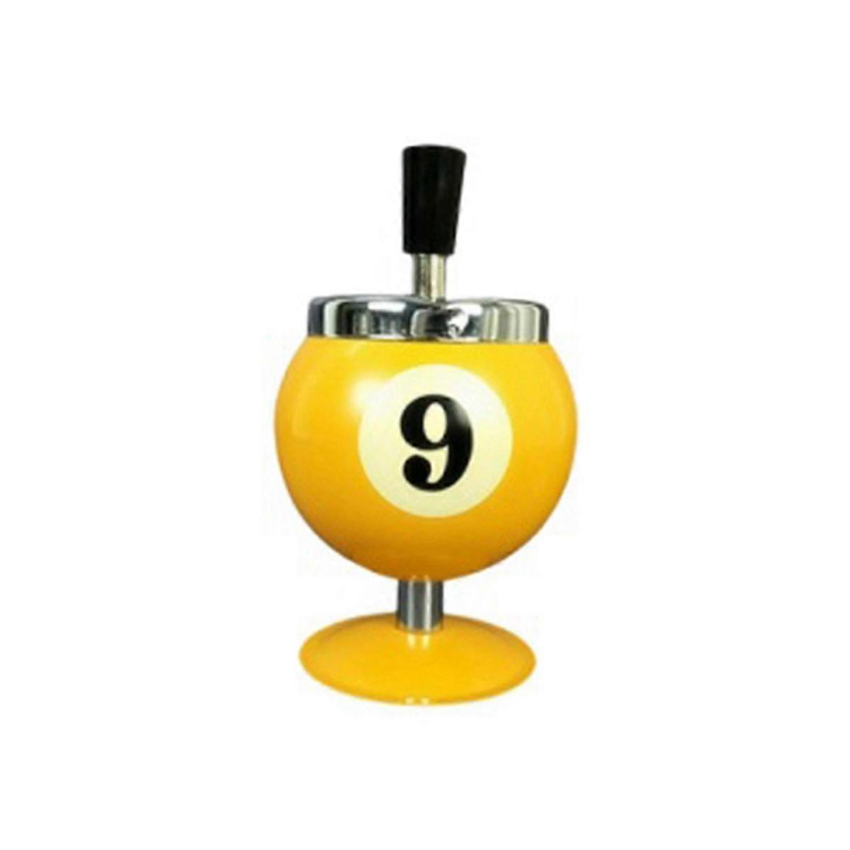 Pool Billiard Ball Design Ashtray Portable Metal Ashtray for Pool House High Quality Billiards Asht