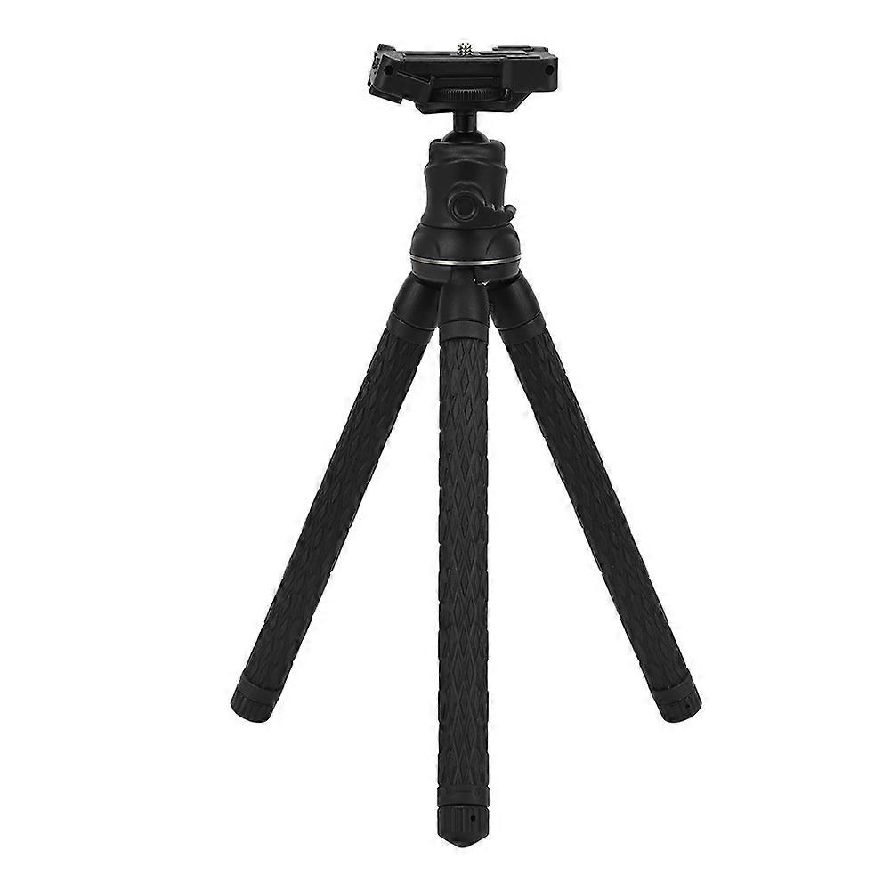 7 Sections Stretchable Desktop Tripod with Ball Head Multi Functional Mobile Phone Clip for Mirrorless Camera