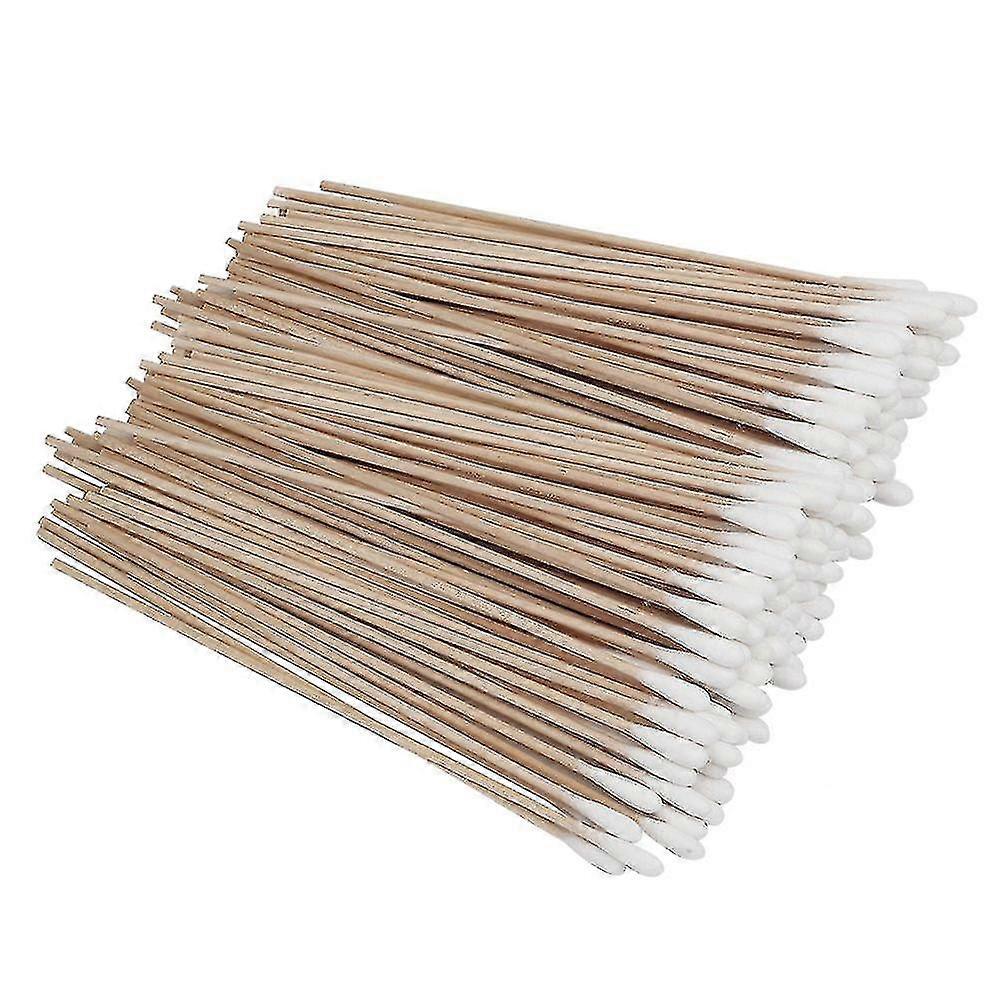 4pcs cotonetes de madeira para maquiagem & limpeza (6 polegadas)