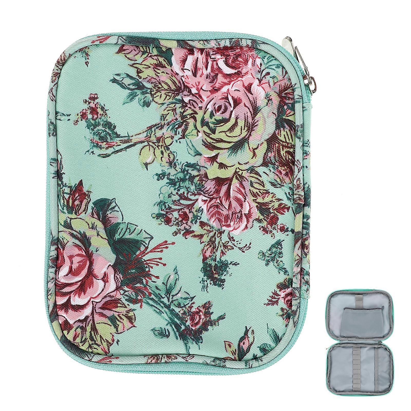 Crochet Hook Case Zipper Crochet Hook Bag Knitting Needle Bag Multi-function Needle Organizer