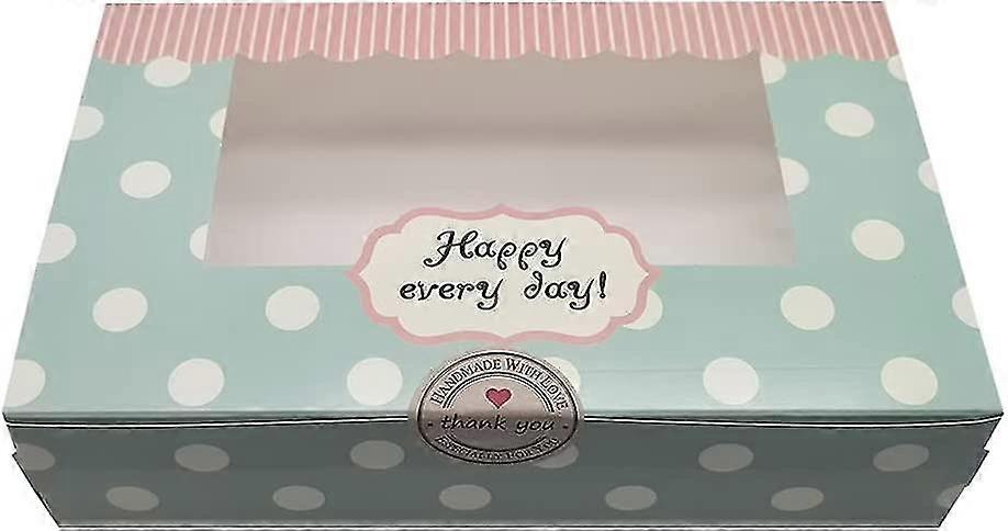 16 Pcs Paper Cake Box Set 8 Inch