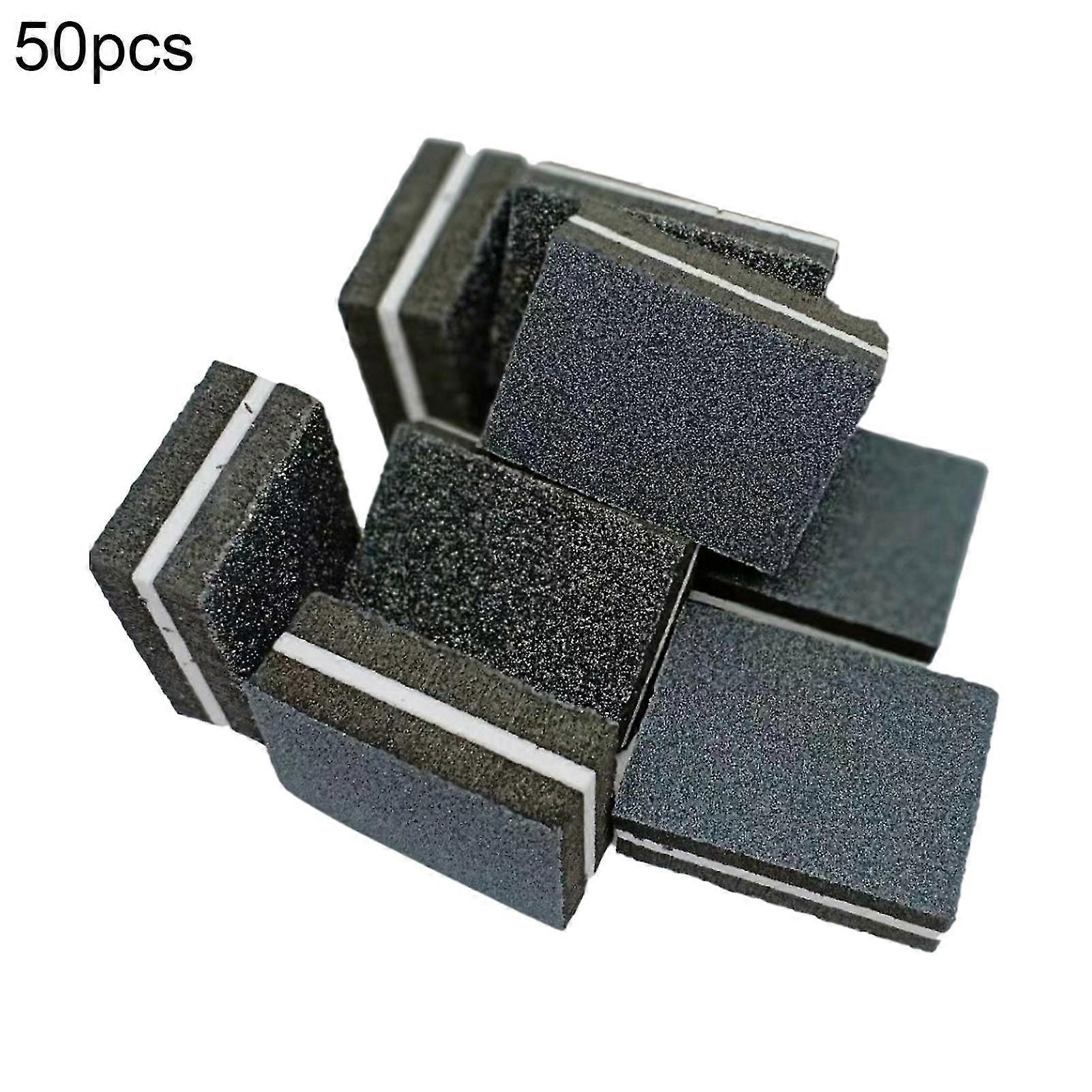 50pcs / Bag Nail File Mini Multi-function Sponge Manicure Tools Buffer Blocks For Nail Qinhai