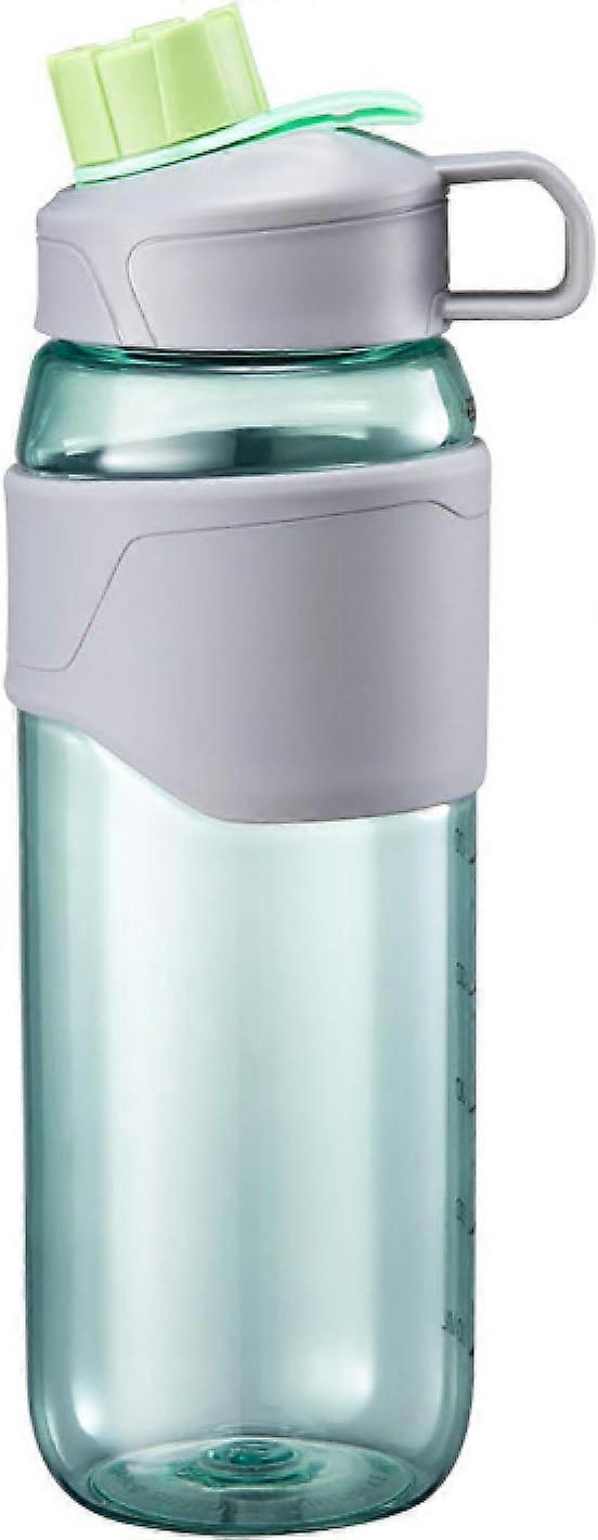 Sports Bottles,water Bottle With Time Marker,  Bpa Free,easy Clean,Green 900ml