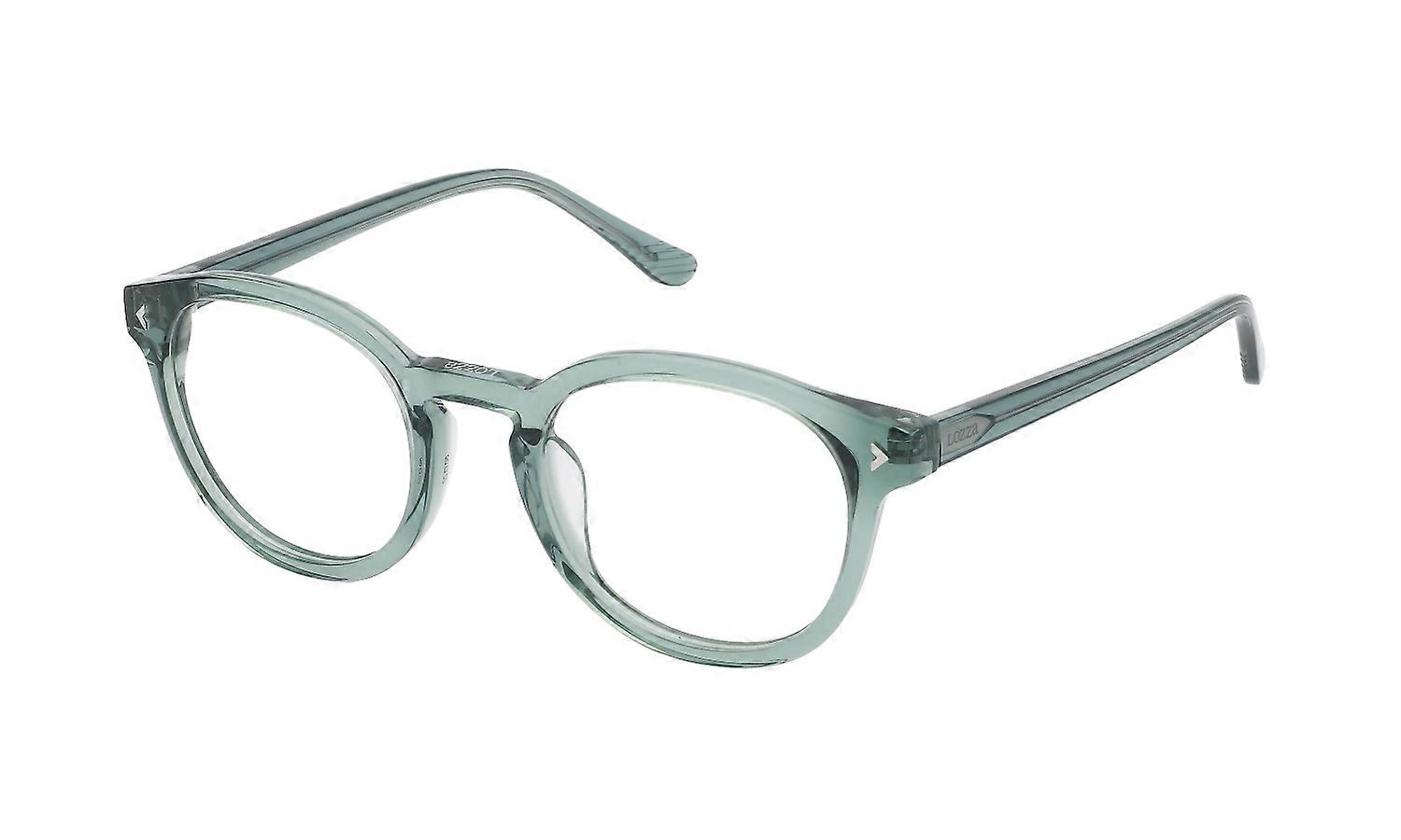 Eyewear Frames Lozza VL4293V 06W5 Green Transparent 50/22/145 UNISEX