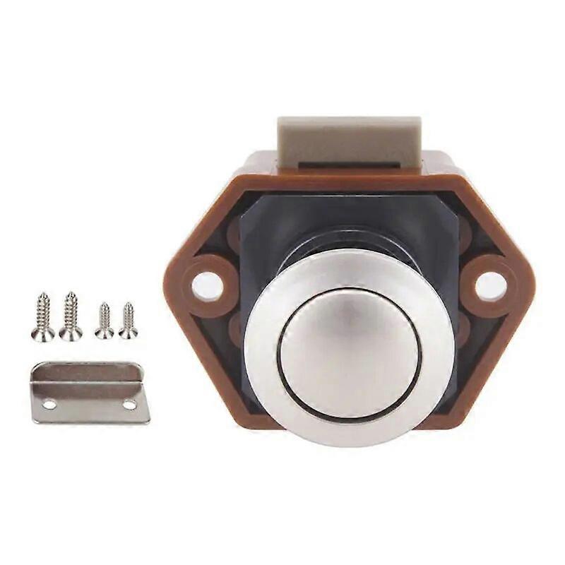 New Diameter 20mm Camper Car Push Lock RV Caravan Boat Drawer Latch Button Locks For Furniture Hardware