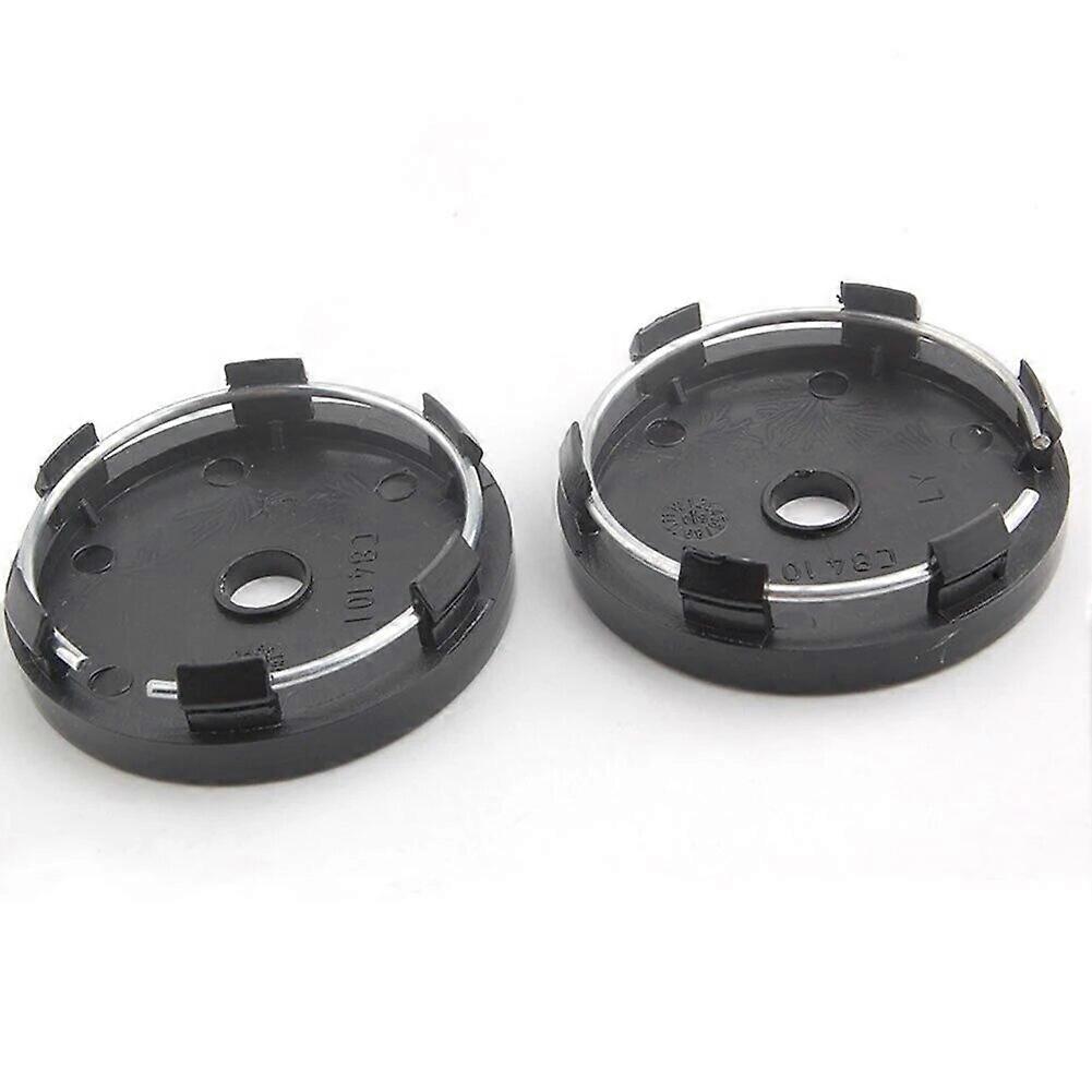 4pcs 60mm/56mm μαύροι πλήμνες τροχών Κεντρικό καπάκι πλήμνης Universal Ζάντα τροχών Κάλυψη πλήμνης τροχών Καπάκι ελαστικών ABS πλαστικό κατάλληλο για τα περισσότερα αυτοκίνητα