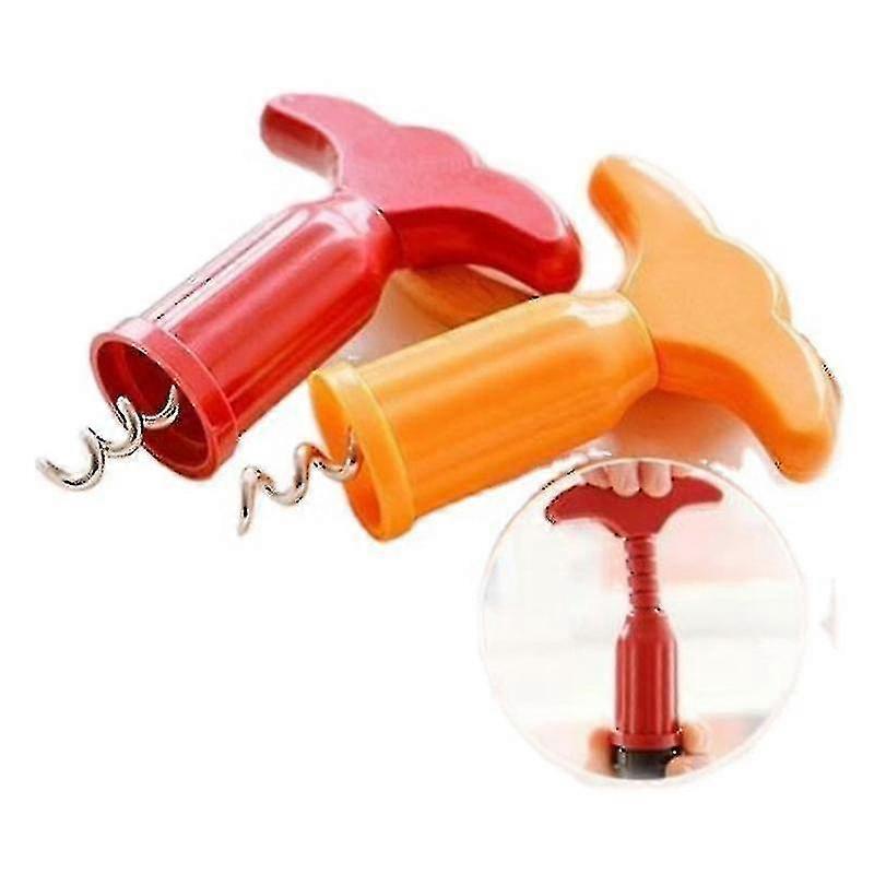 2st öppnare Korkskruvflasköppnare Korkdragare Borttagare Champagneöppnare Verktygssats Bar Tillbehör