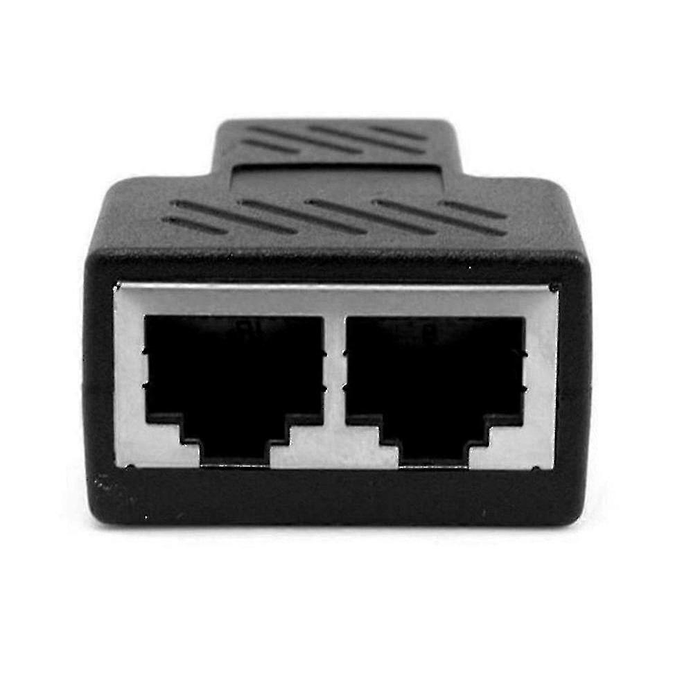 Practical Rj45 Splitter Adapter Port Cat5/6 Lan Ethernet Cable
