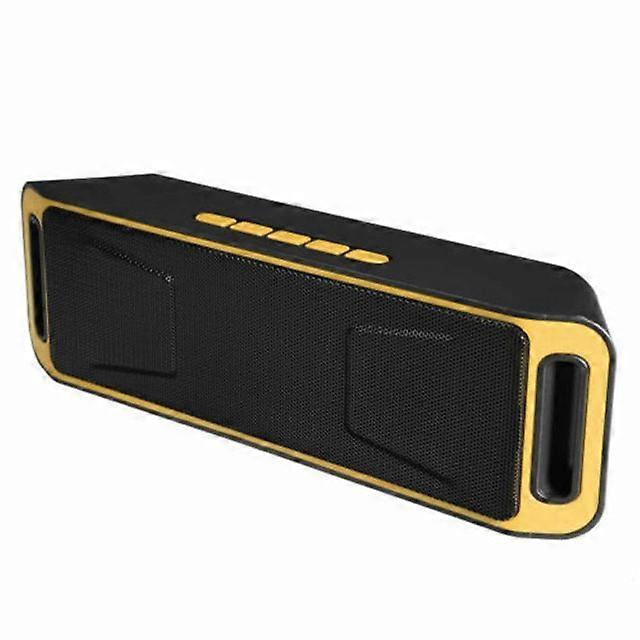 Outdoor dual subwoofer speaker waterproof wireless stereo speaker with voice call function USB/TF/AUX FM