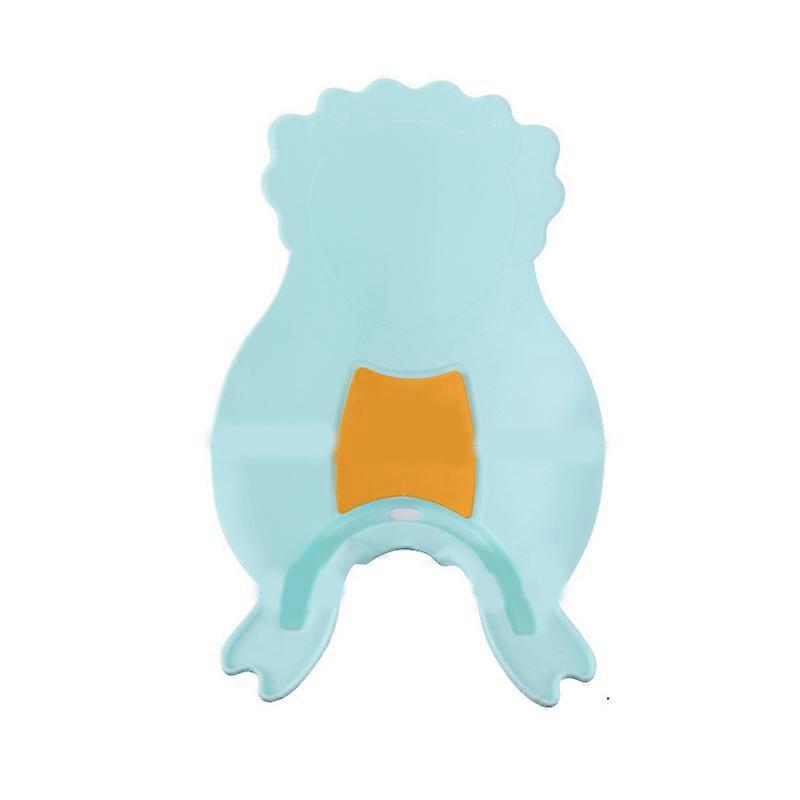 Baby Bath Support Non Slip Comfortable Infant Bathtub Mat Cushion Hip Shower Seat with Hook for Use in The Sink Blue