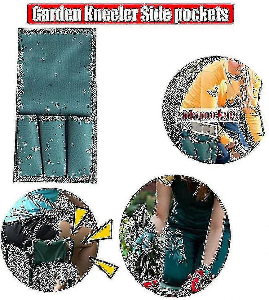2 Pcs Gardening Workseats Tool Side Bag Pockets Pouch For Garden Bench Garden Kneeler Stools GardeningNot Include Bench