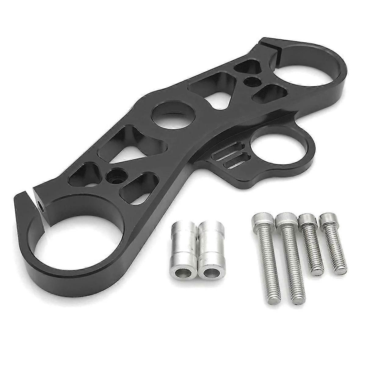 For YZF R6 YZFR6 2008- 2016 Motorcycle Front Fork Lowering Upper Top Clamp Yoke Accessories Black