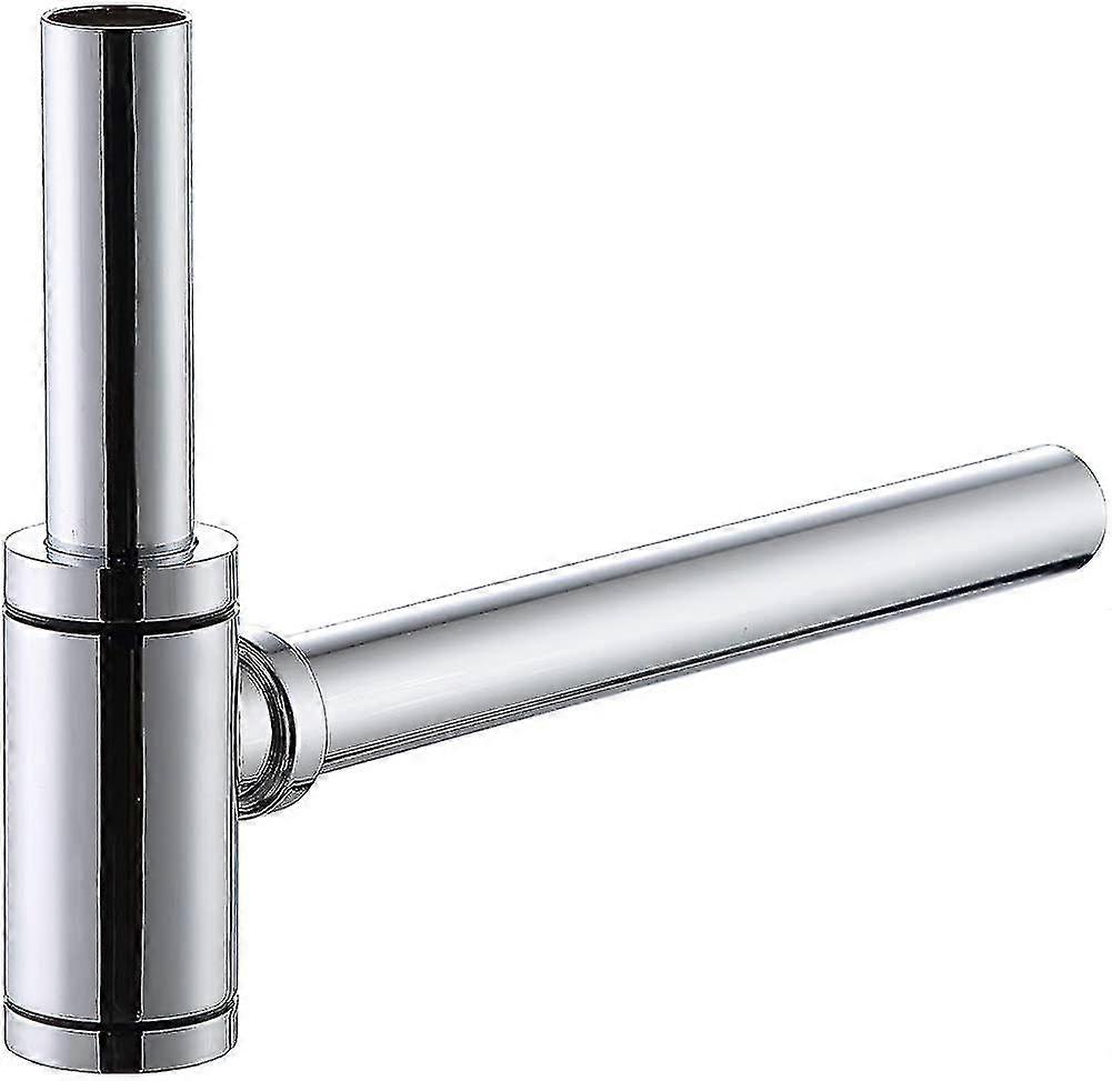 Siphon, Cup Siphon For Bathroom, 1 1/4 ", Chrome-plated