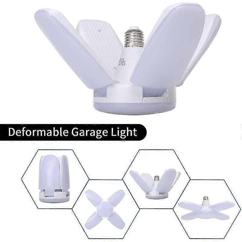 60w Led Garage Light, Iave E27 6000 Lumens Security Ceiling Light