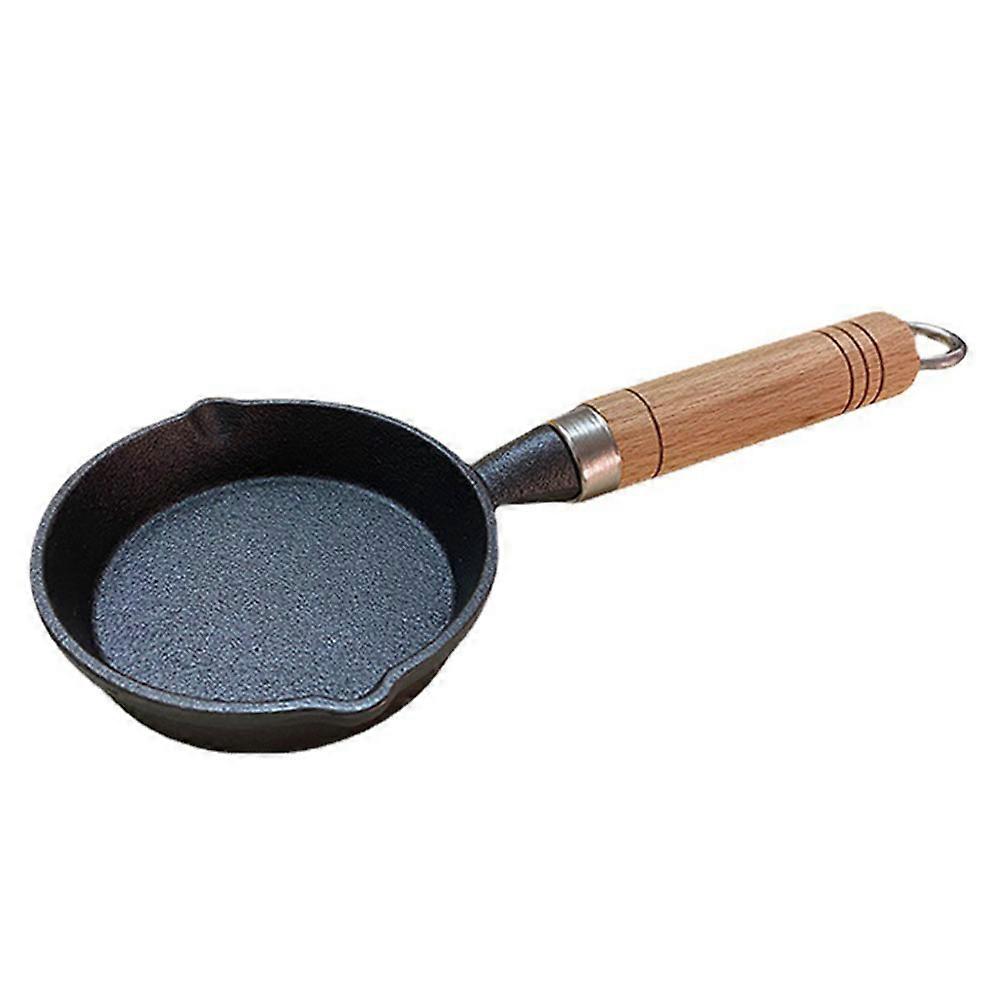 1pc Practical Frying Pan Iron Pancake Pan Mini Pan Home Cooking Utensil