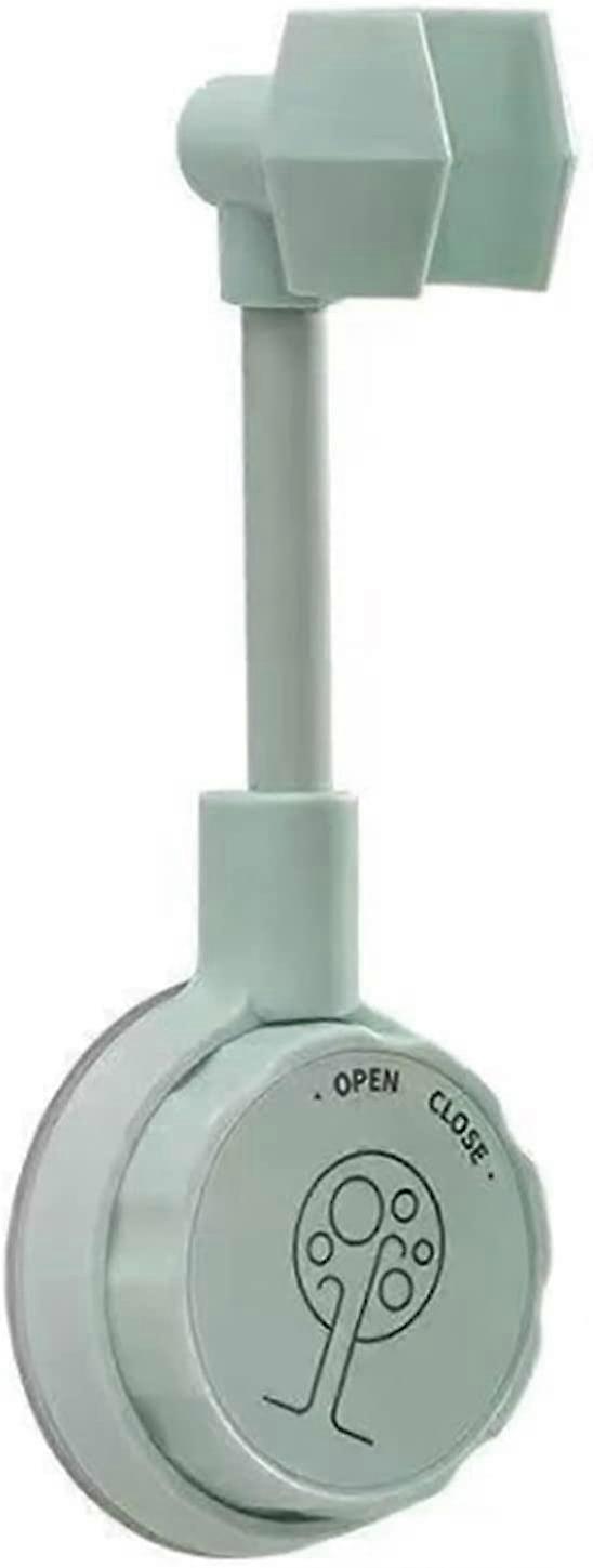 Adjustable suction cup shower head holder - wall mount without perforation