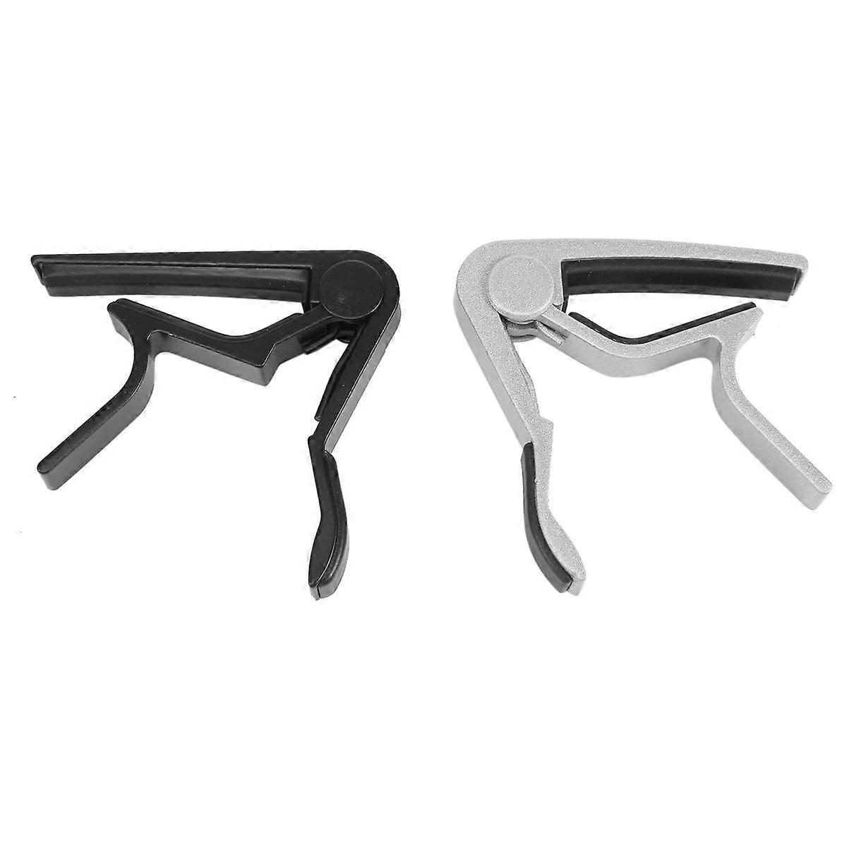 2 Capo Guitar Triggers for Acoustic, Electric Guitar, Ukulele, Banjo, Folk Guitar, Instrument for E