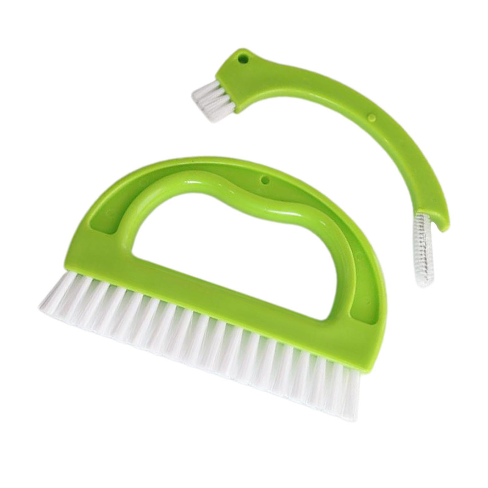 2Pieces Multi-functional Cleaner Brush Tile Joint Cleaning Scrubber Brush