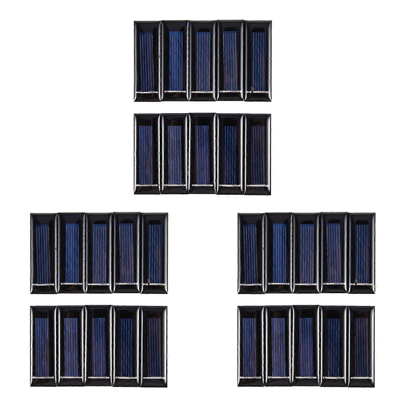 30st Mini Solpanel Nya 0,5V 100MA Solceller Solcellspaneler Modul Sol Ström Batteri Röding