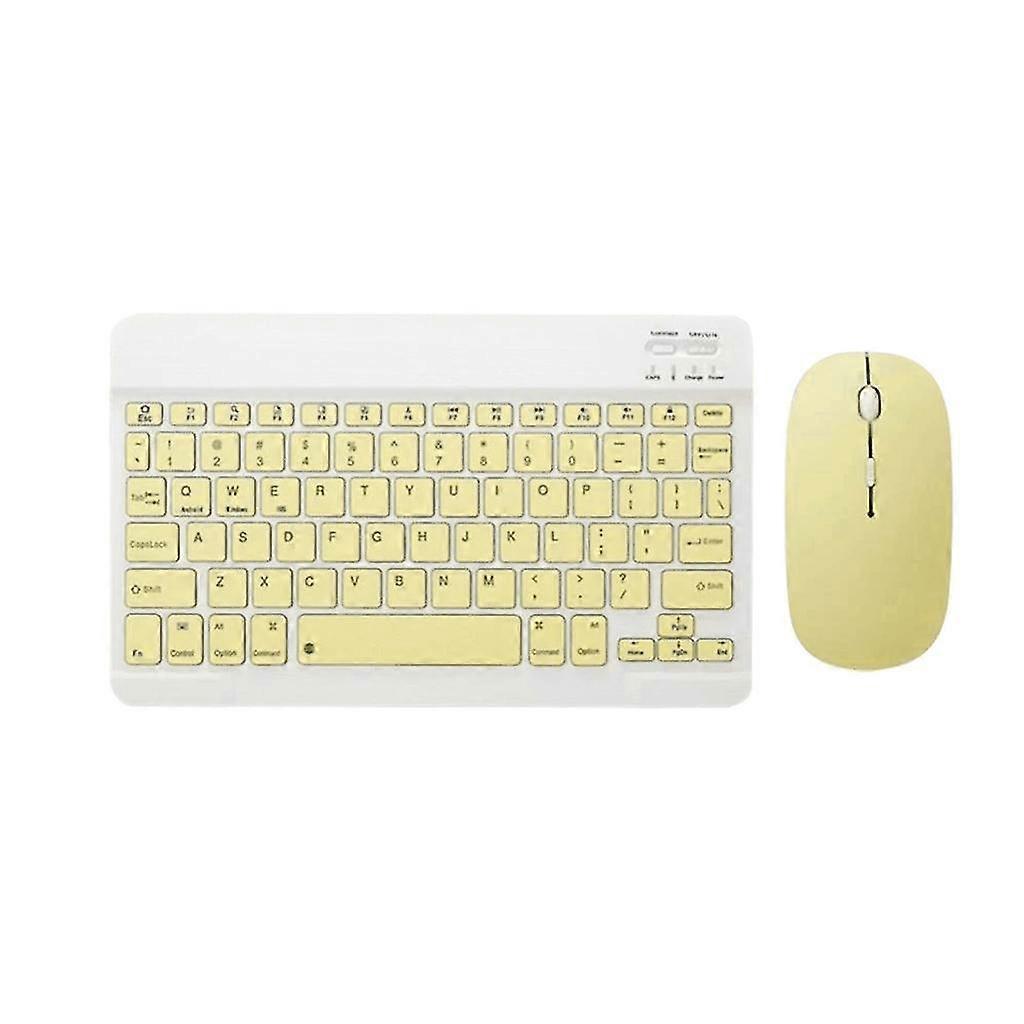 Bluetooth-compatible Keyboard Mouse Set 1600dpi For Pad Tablet Laptop Portable