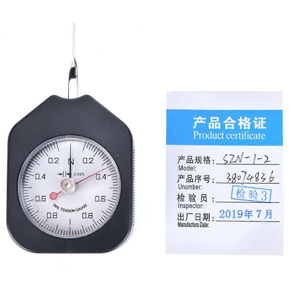 Plastic Pointer Type Double Needles Tension Meter Analog Dial Gauge Measuring Tool(SZN-1-2)