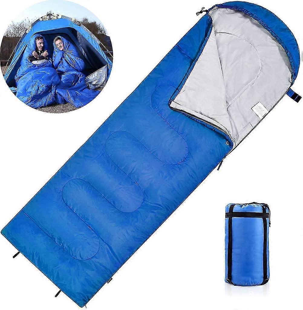 Sovepose, 3-4 sesonger sovepose camping, liten pakkestørrelse, varm teppe sovepose