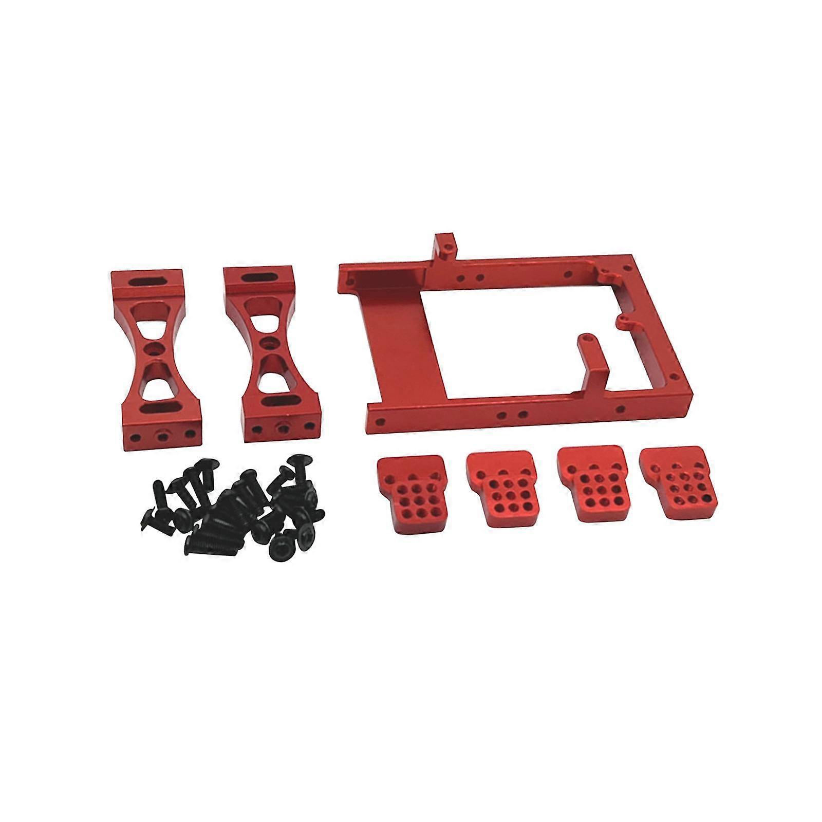 RC Car Spare Part Sturdy Metal for D90 D91 D96 C14 C24 C34 C44 1:12 1:16 Red