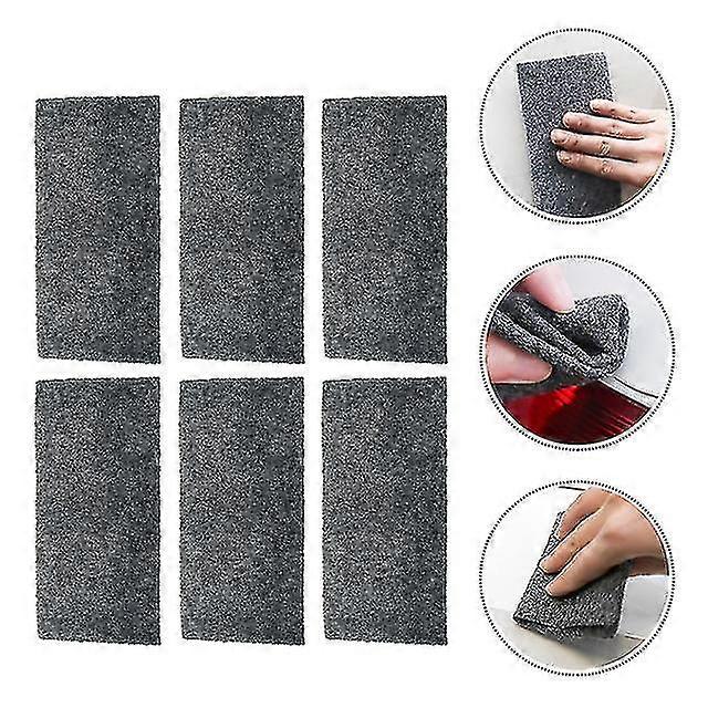 1 Set 6 Pcs Multipurpose Scratch Repair Cloths Scratch Remover Cloths (grey)