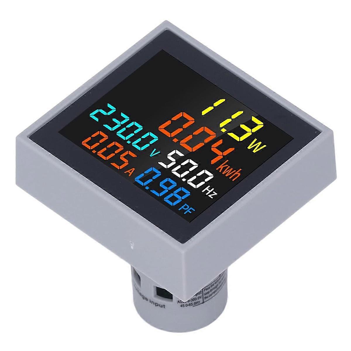 6-in-1-Multifunktions-Digitalmessgerät Wechselspannung Netzfrequenzmonitor für den Haushalt SPM004 (AC250-450V)