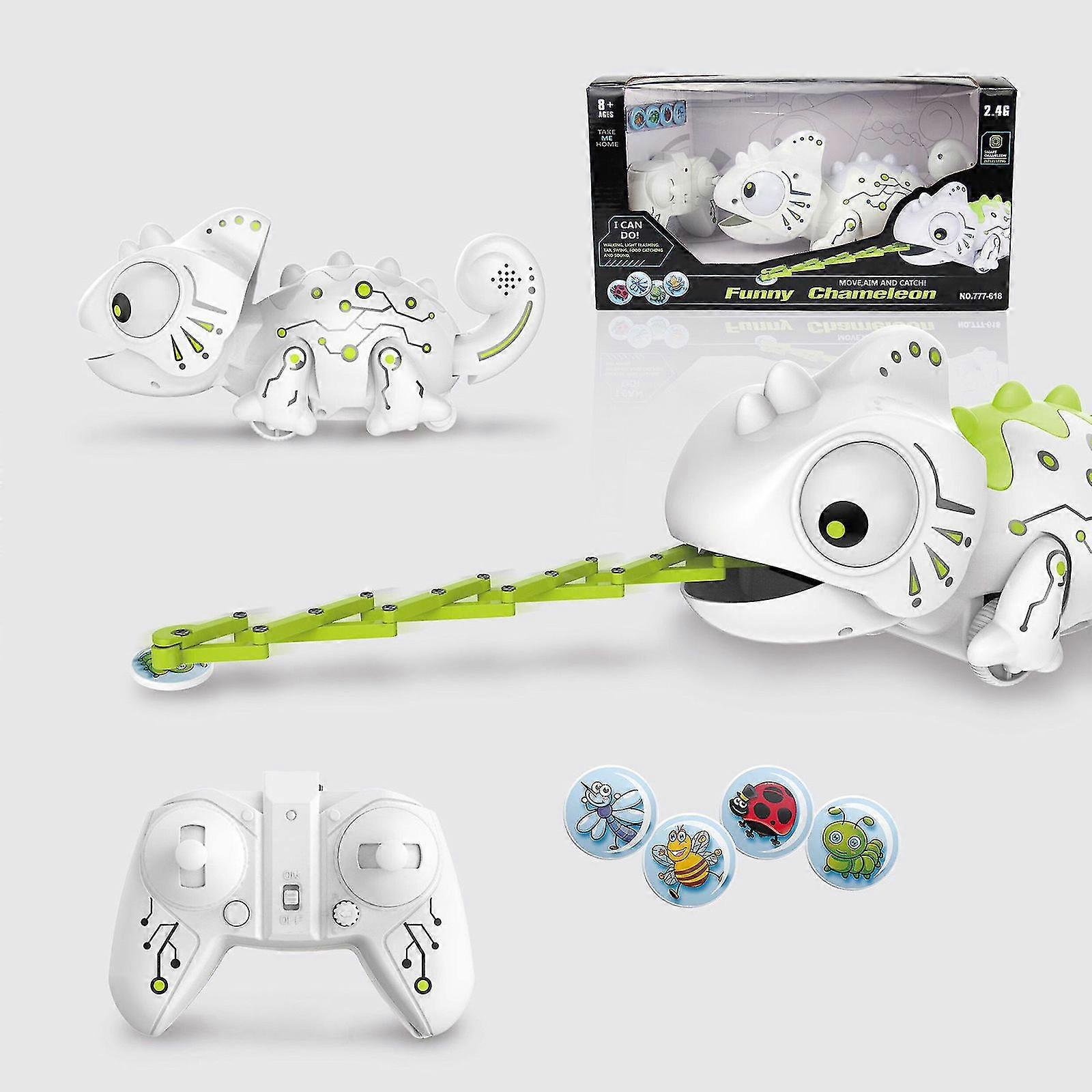 Smart Electronic Discoloration Robotic Can Tongue Out Thing Function Cute Toy remote control chameleon toy